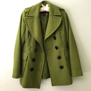 Miss Sixty green M60 Wool petite small Peacoat